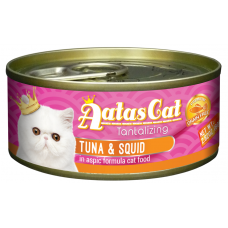 Aatas Cat Tantalizing Tuna & Squid 80g Carton (24 Cans), AAT3036 Carton (24 Cans), cat Wet Food, Aatas, cat Food, catsmart, Food, Wet Food
